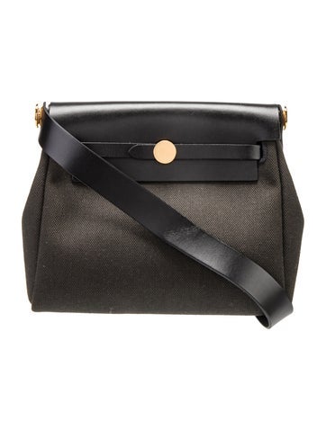 Hermès Crossbody Bags 2024 Toile Mini Herbag Zip 20