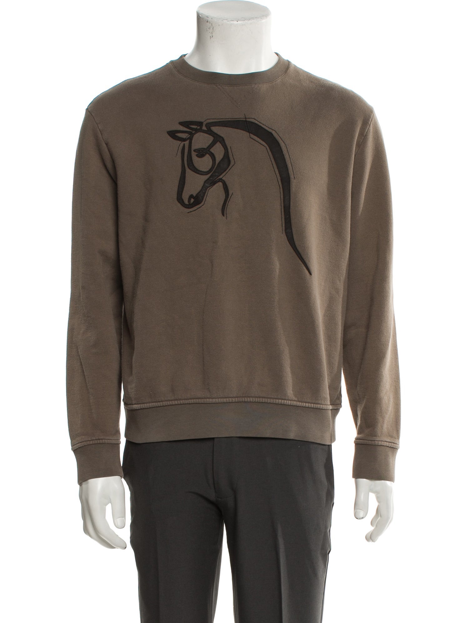 Hermès Graphic Print Crew Neck Sweatshirt