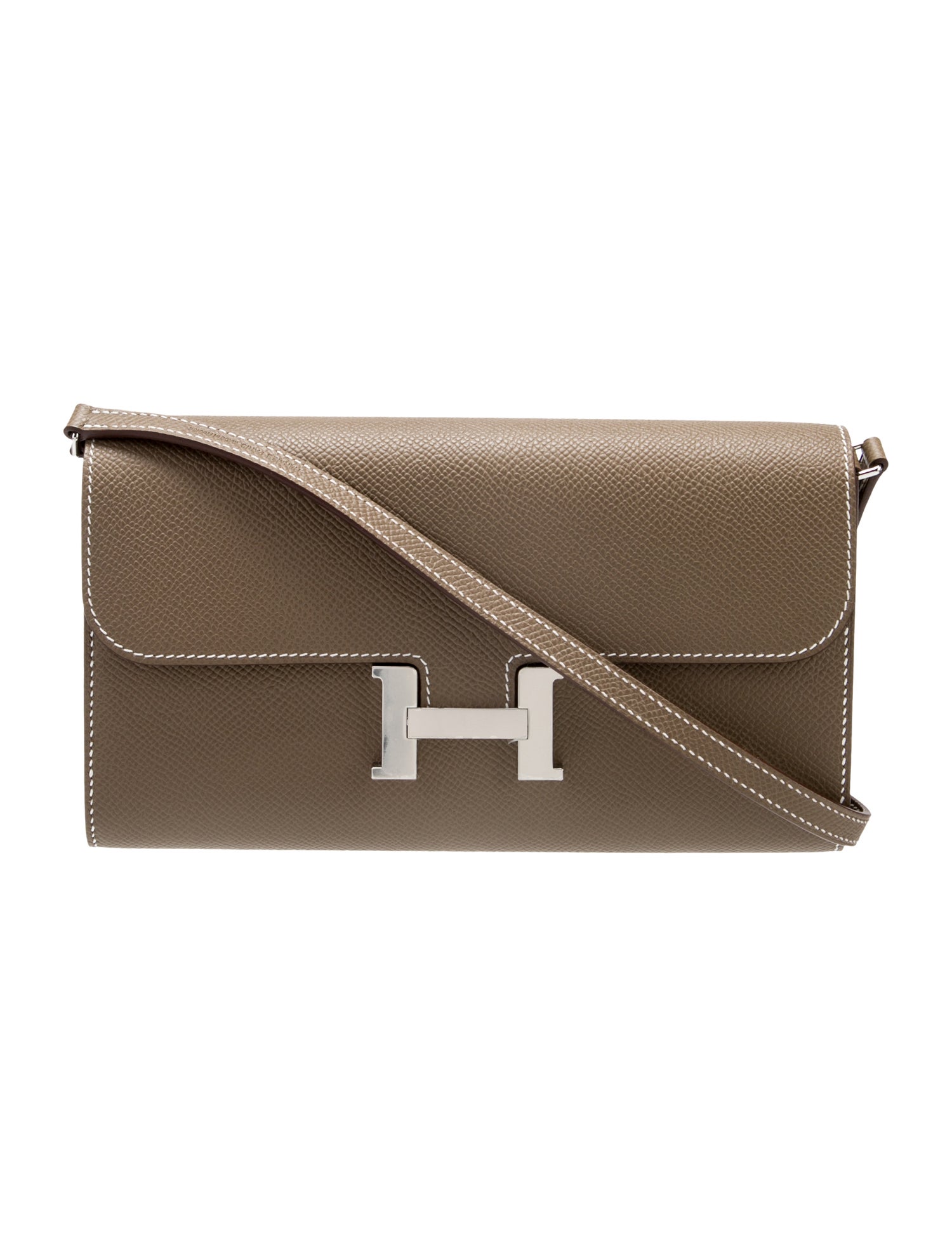 Hermès 2025 Epsom Constance To Go Wallet w/ Strap