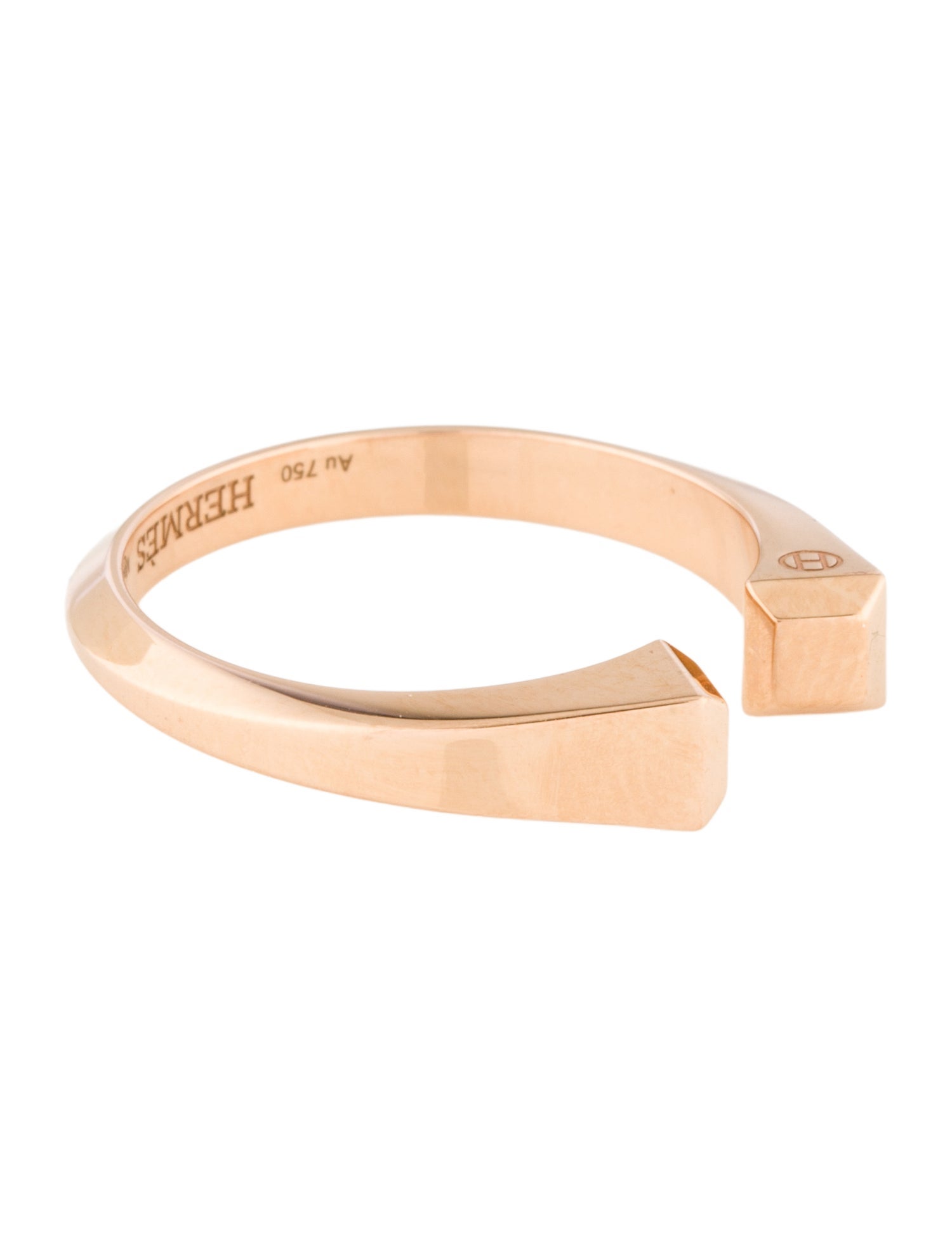 Hermès 18K Small Clou de Forge Ring