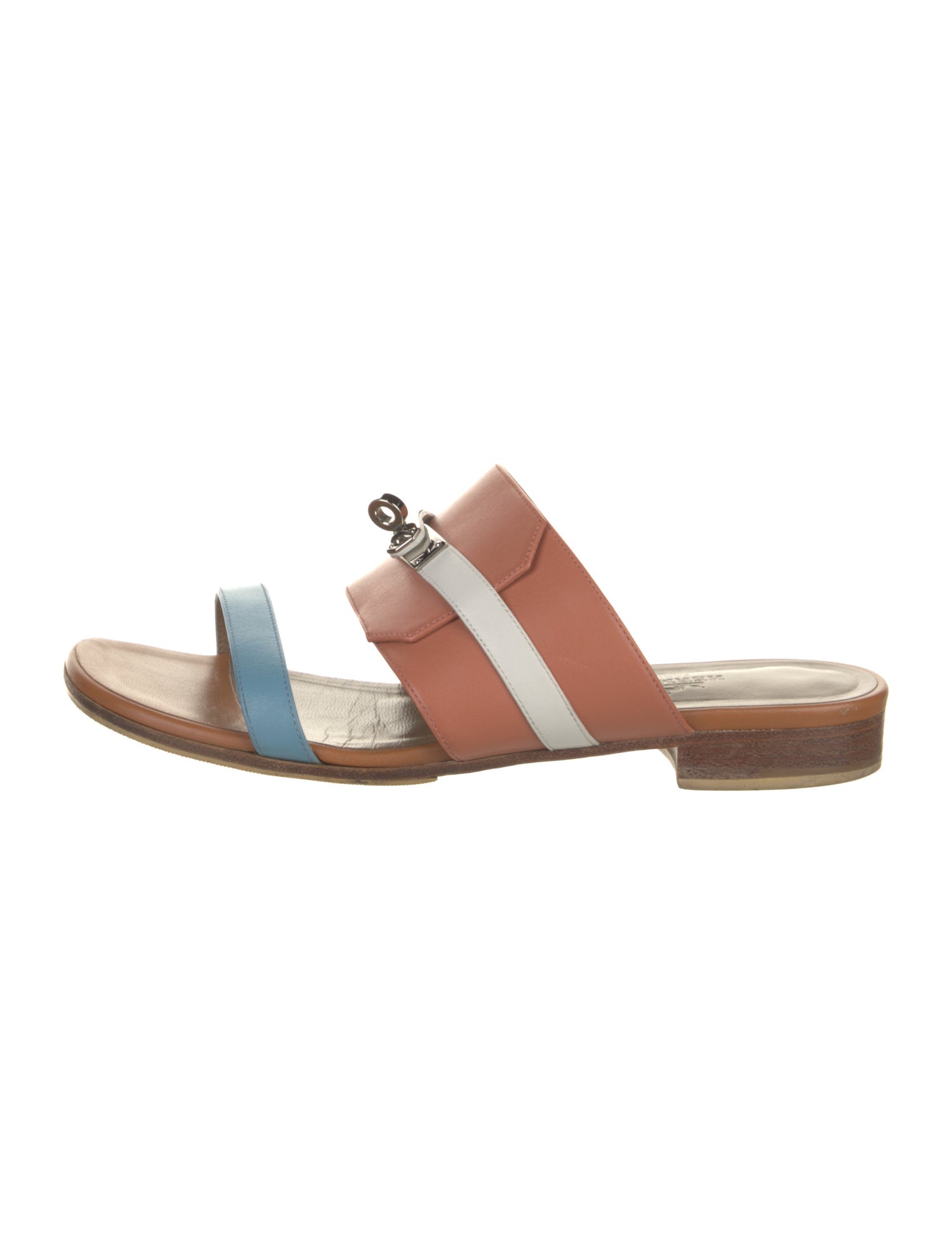 Hermès Avenue Leather Slides