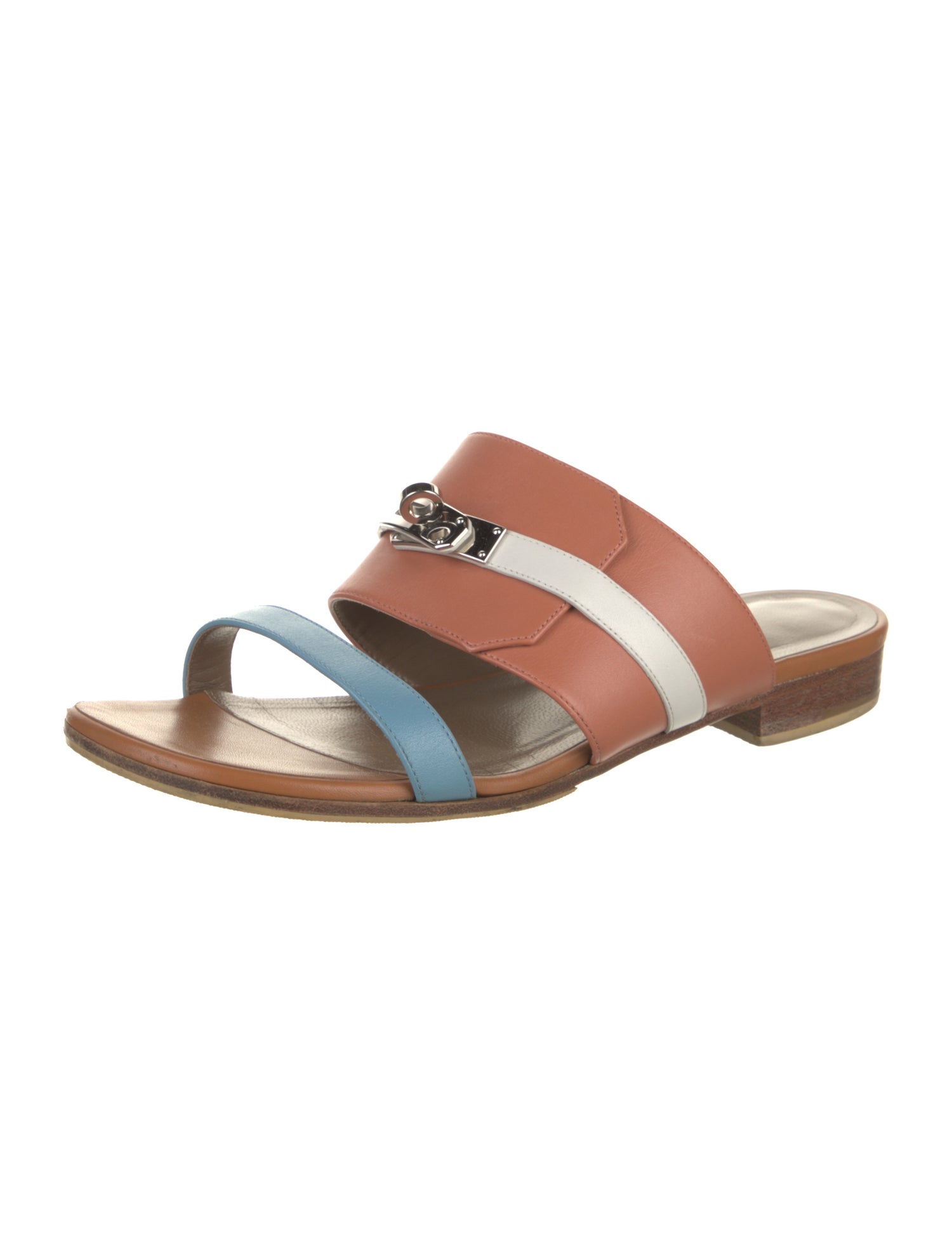 Hermès Avenue Leather Slides