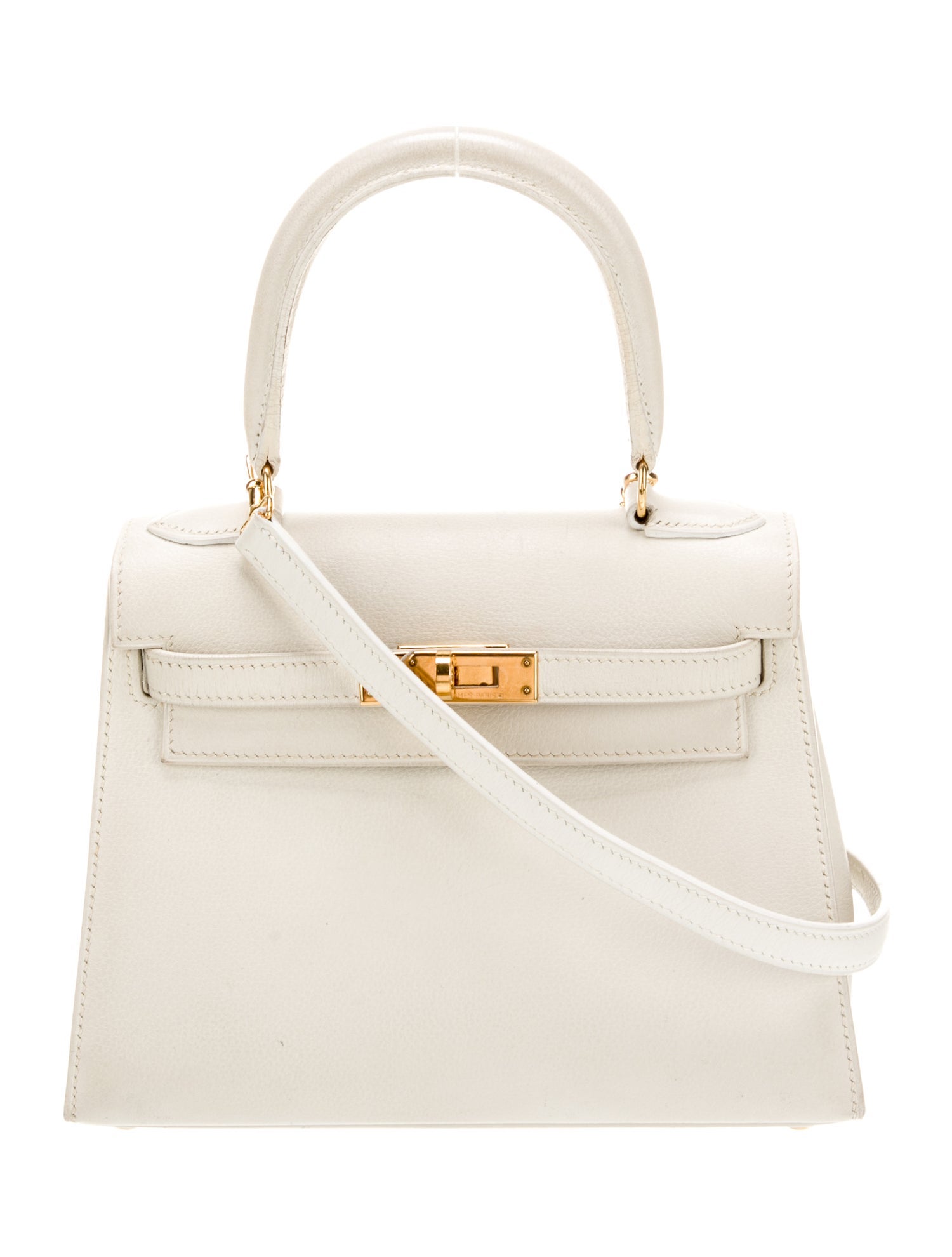 Hermès Graine Lisse Mini Kelly Sellier 20
