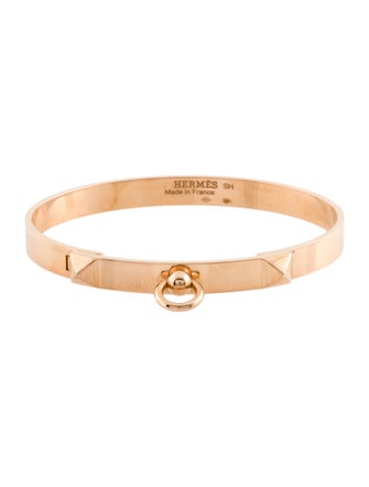 Hermès 18K Small Collier de Chien Bracelet
