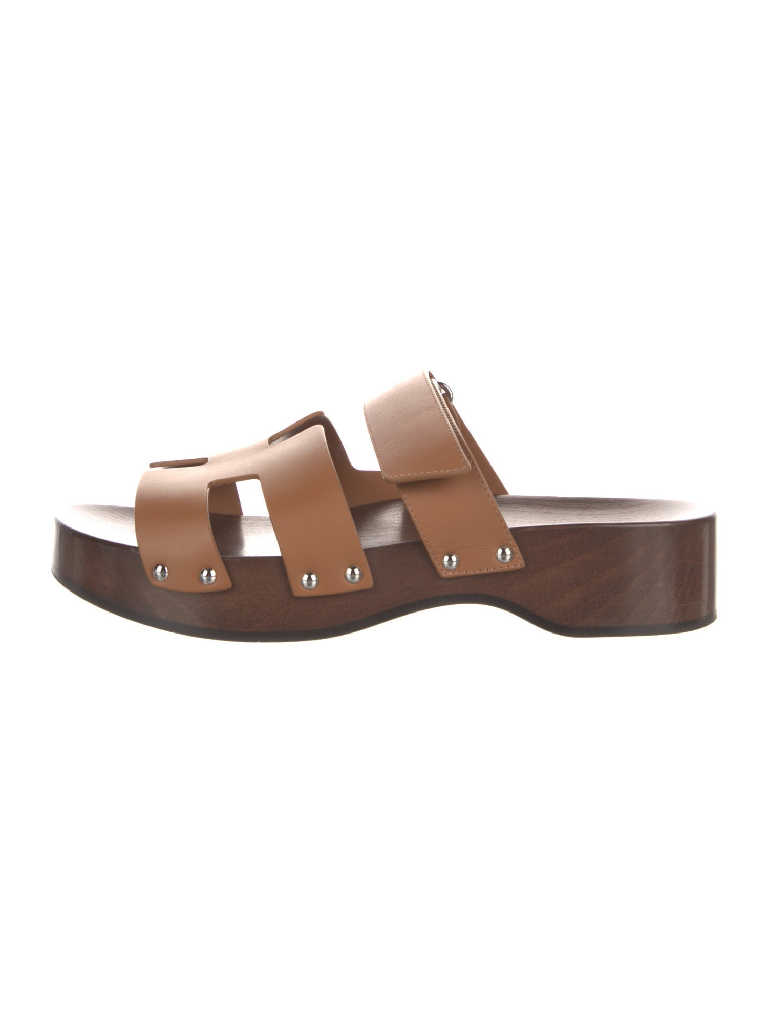 Hermès Kos Leather Sandals