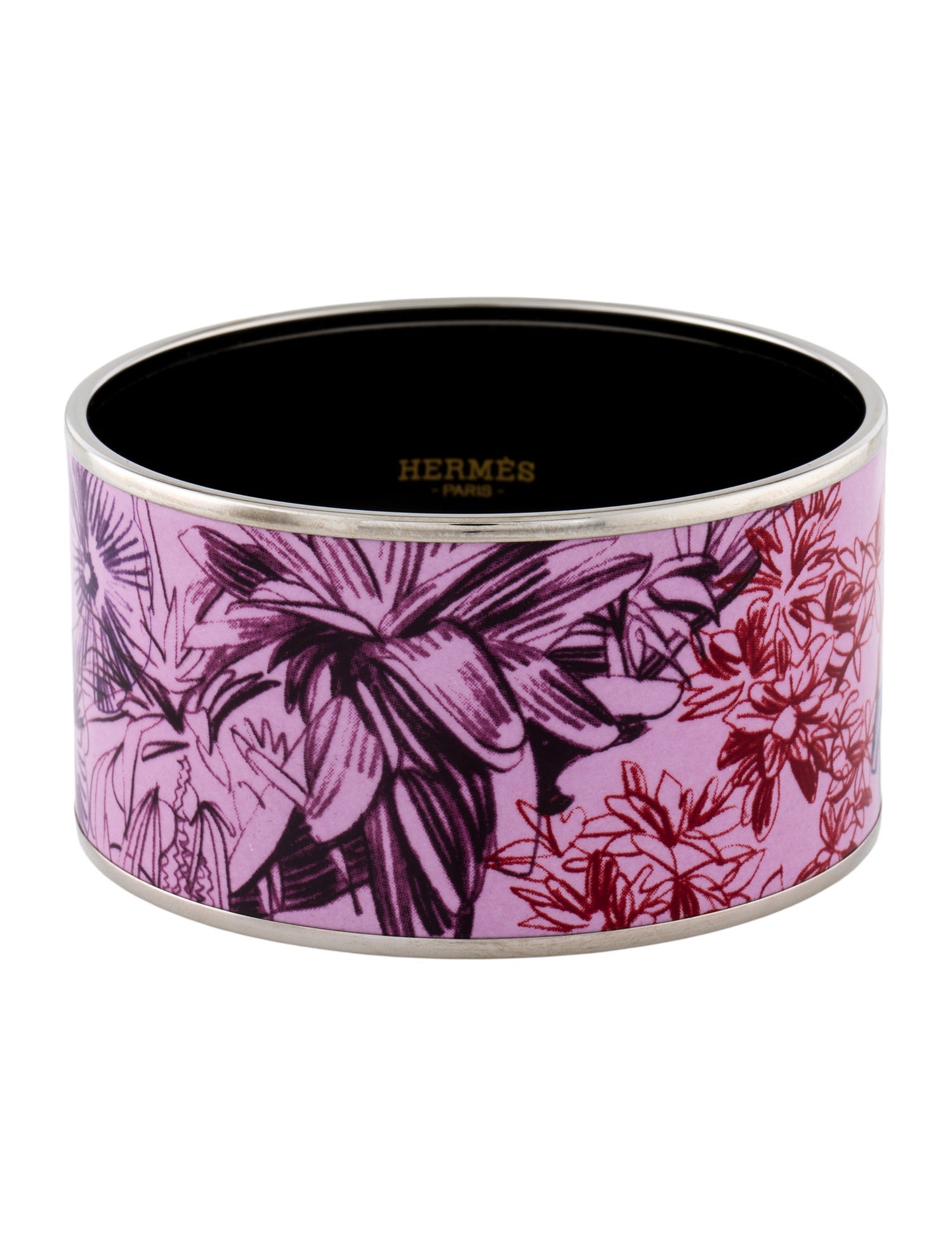 Hermès Extra Wide Enamel Bangle