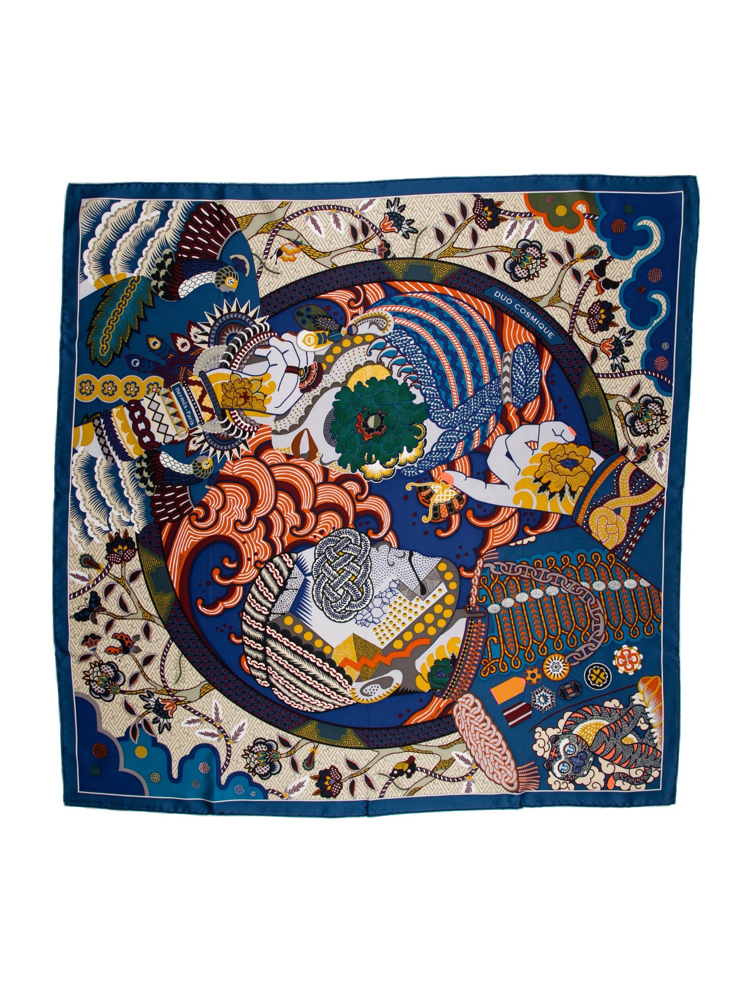 Hermès Duo Cosmique Silk Scarf w/ Tags