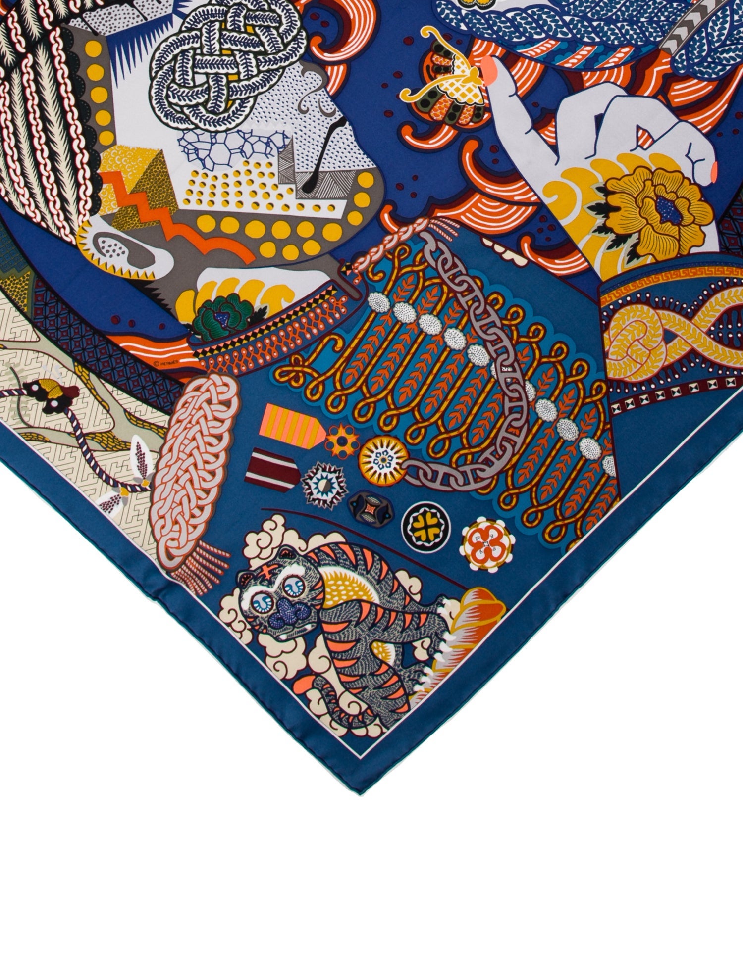 Hermès Duo Cosmique Silk Scarf w/ Tags