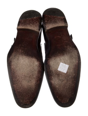 Hermès Leather Monk Straps