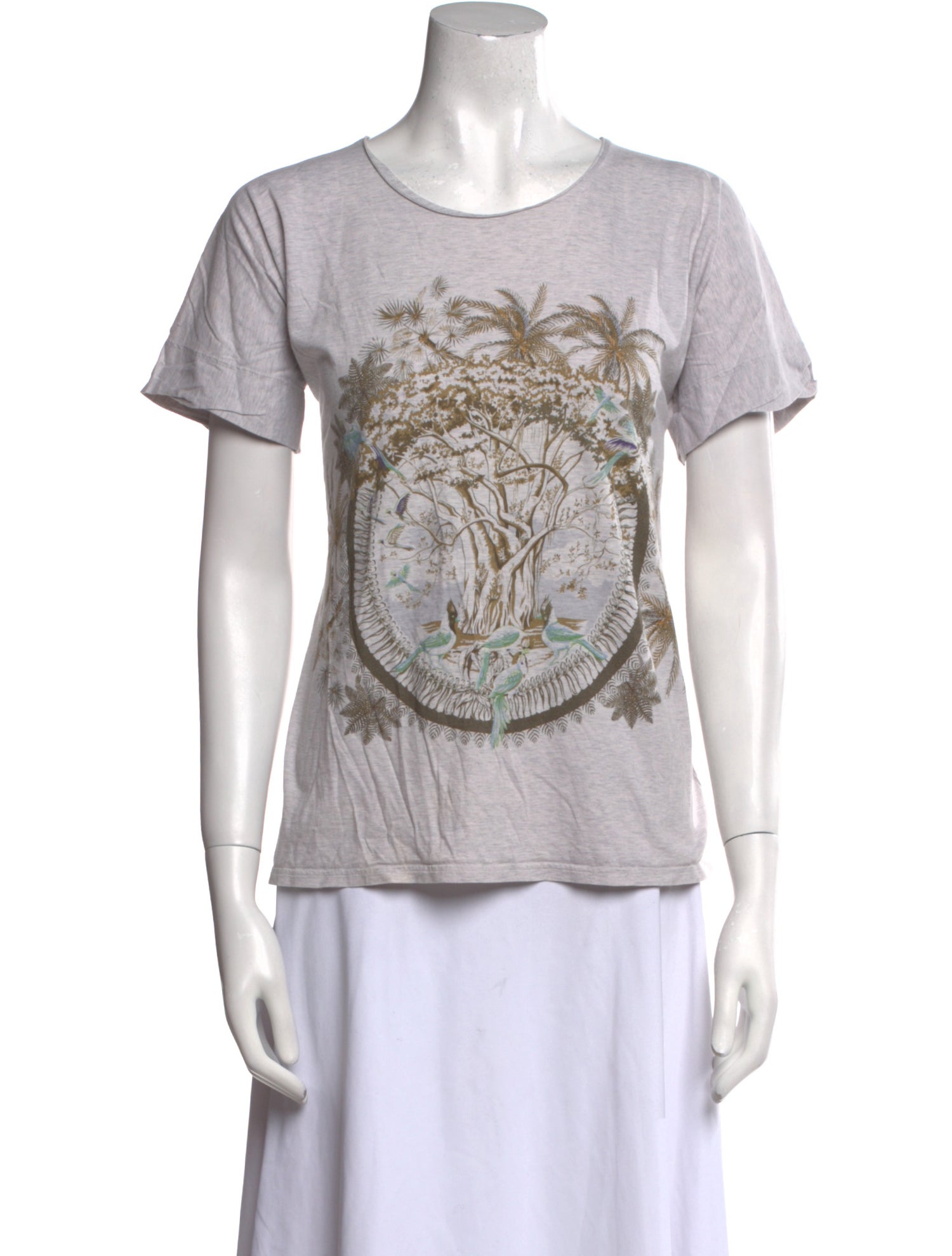 Hermès Graphic Print Crew Neck T-Shirt