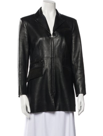 Hermès Leather Blazer