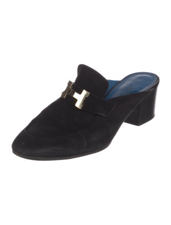 Hermès Paradis Suede Mules