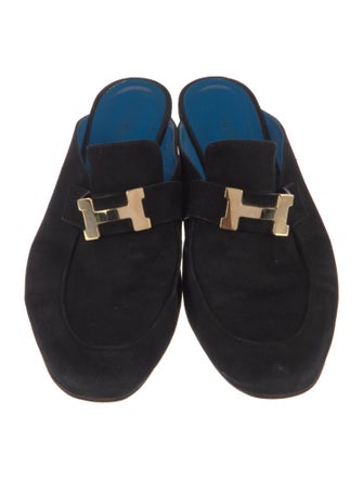 Hermès Paradis Suede Mules