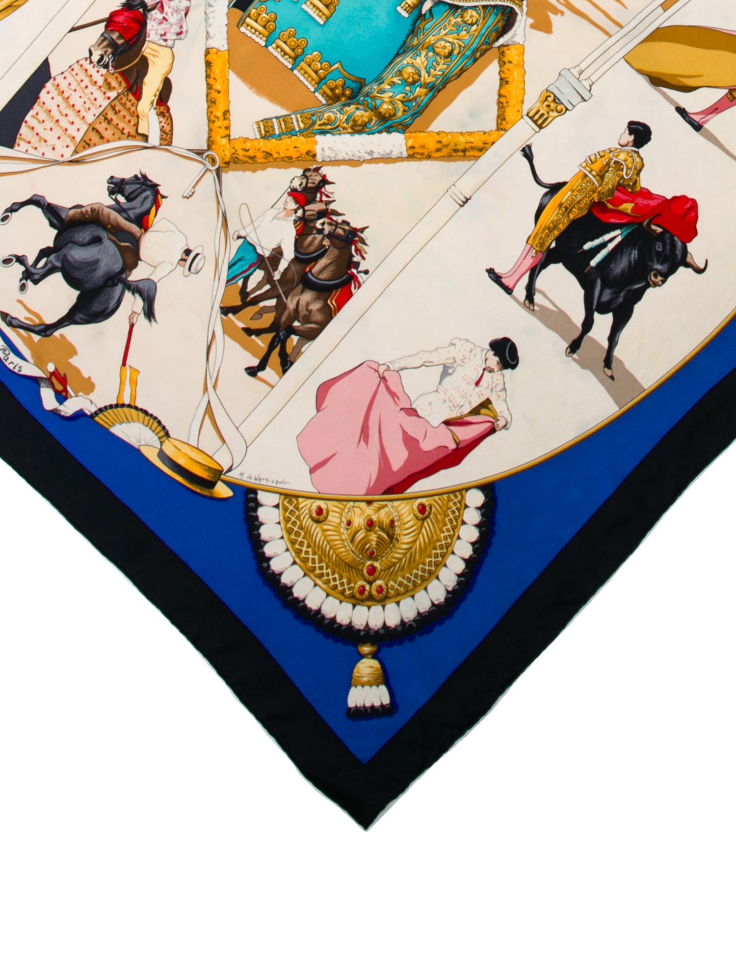 Hermès Plaza de Toros Silk Scarf