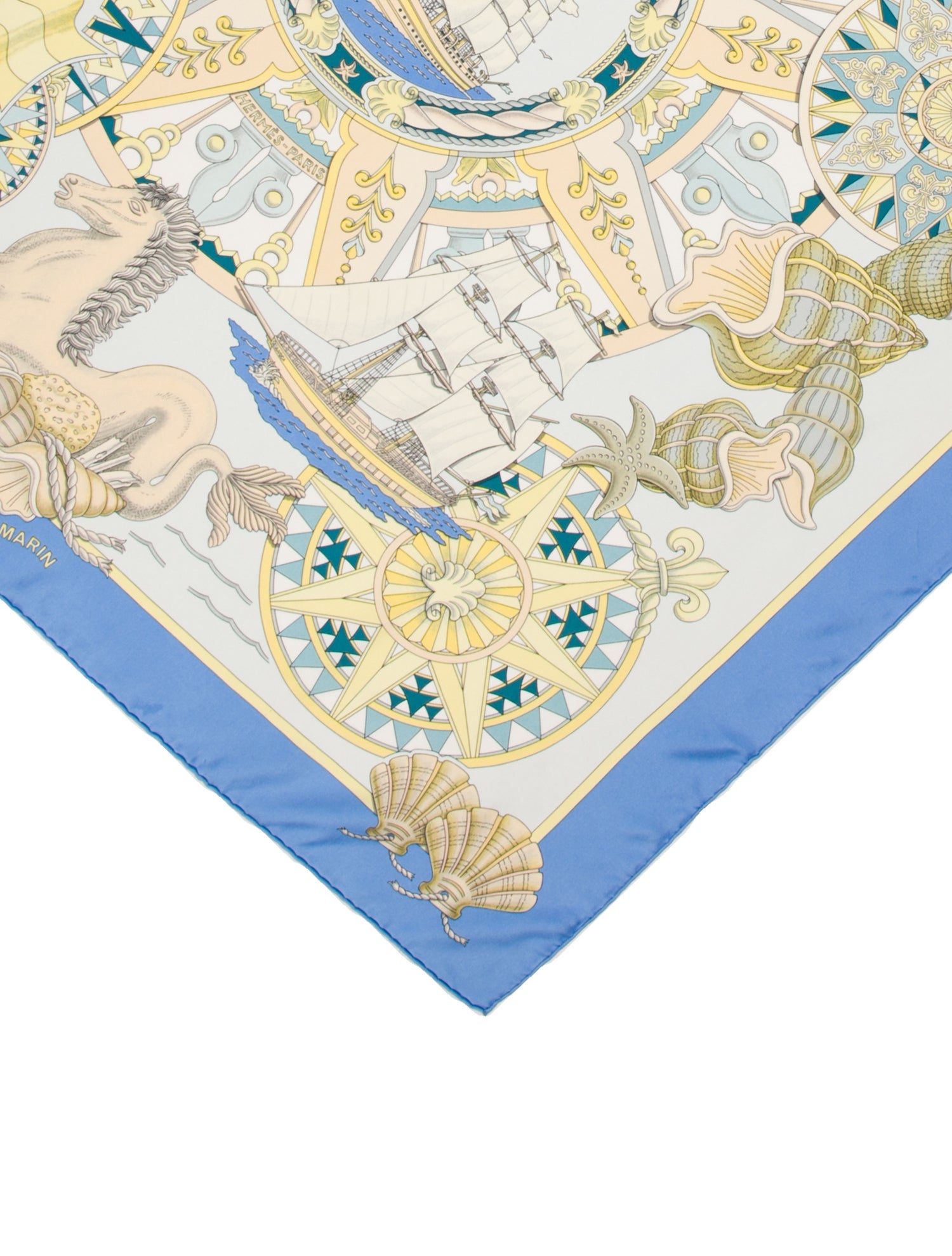 Hermès L'Air Marin Silk Scarf