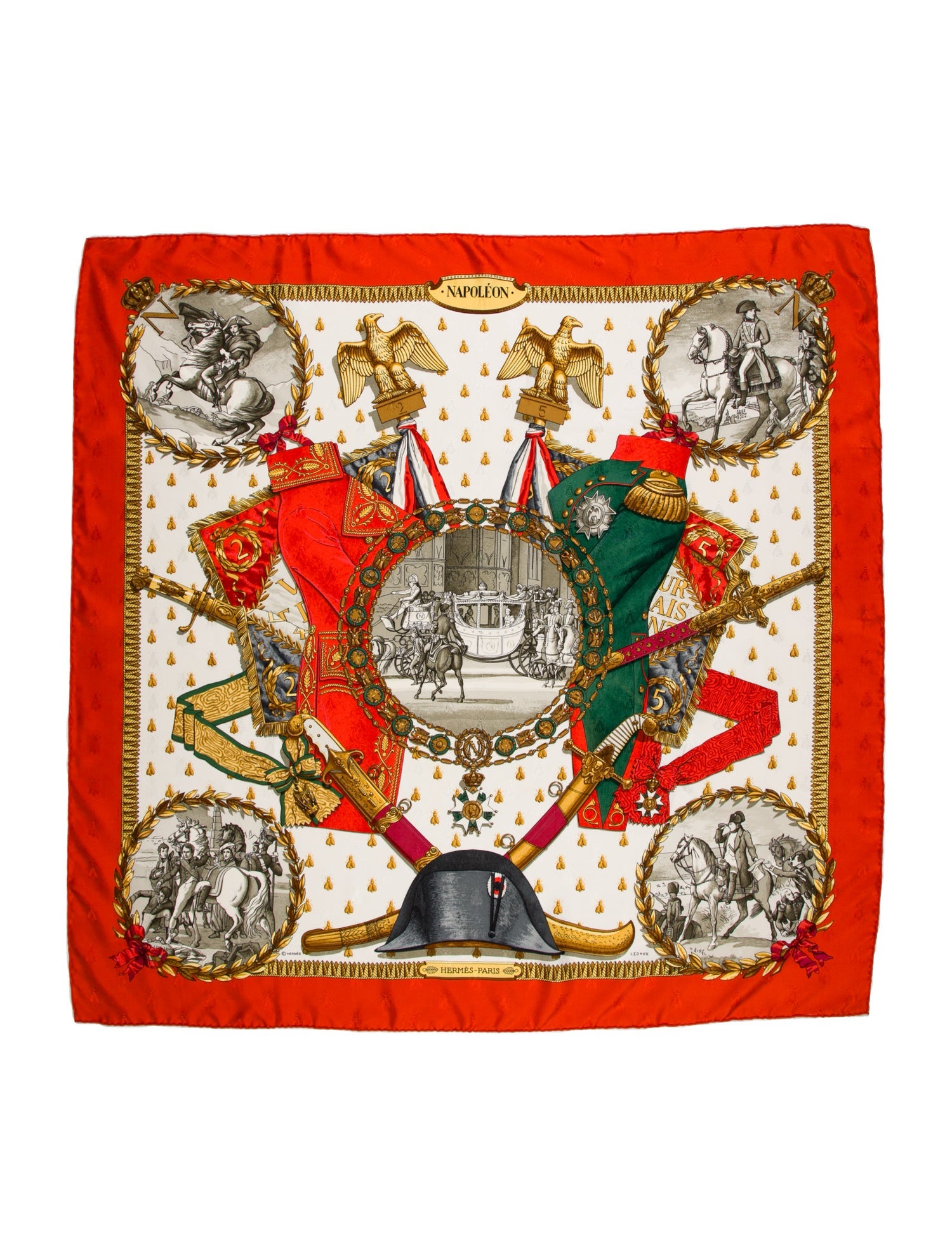 Hermès Napoléon Jacquard Silk Scarf