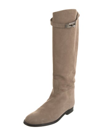 Hermès Jumping Suede Riding Boots