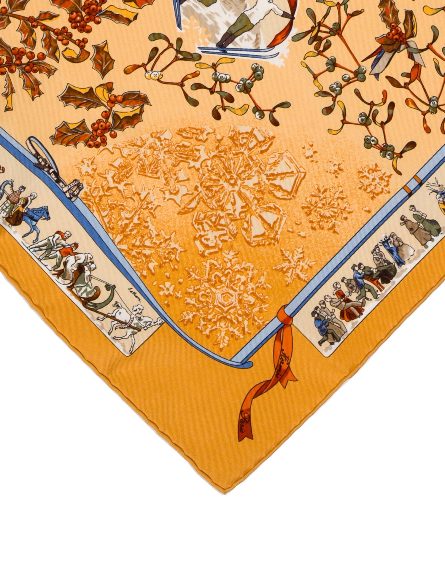 Hermès Neige d'Antan Silk Scarf