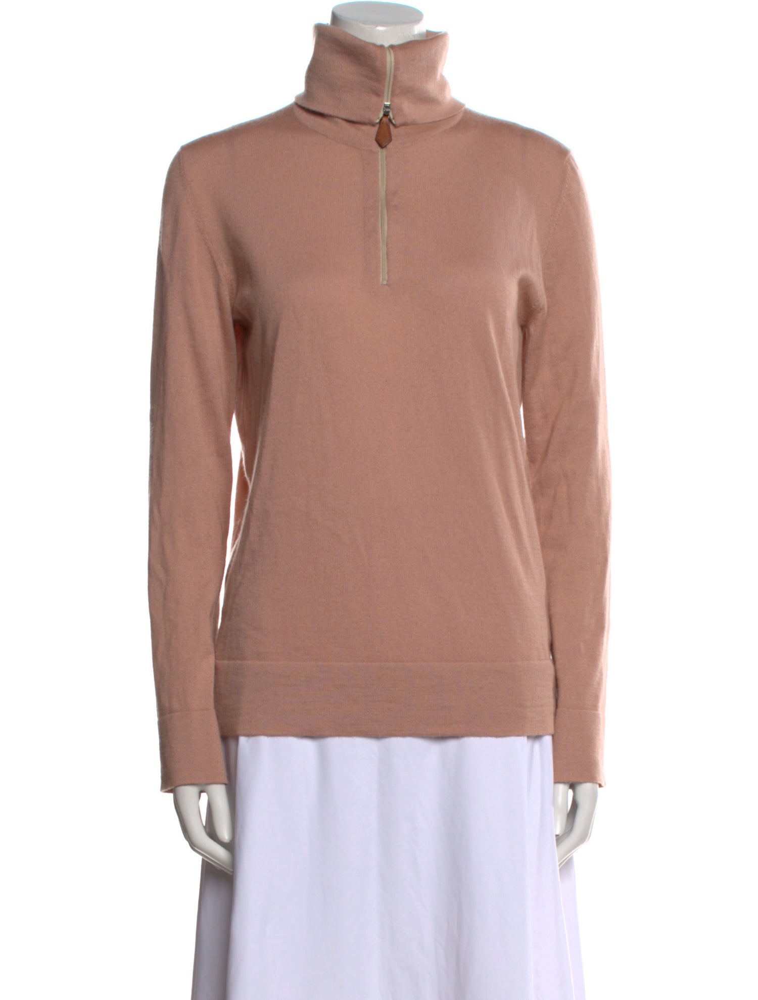 Hermès Cashmere Mock Neck Sweater