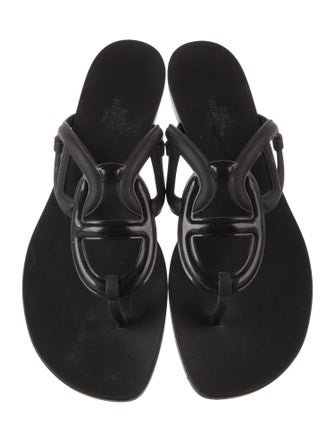 Hermès Egerie Chaîne d'Ancre Insignia Slides