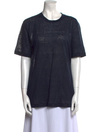 Hermès Linen Crew Neck T-Shirt