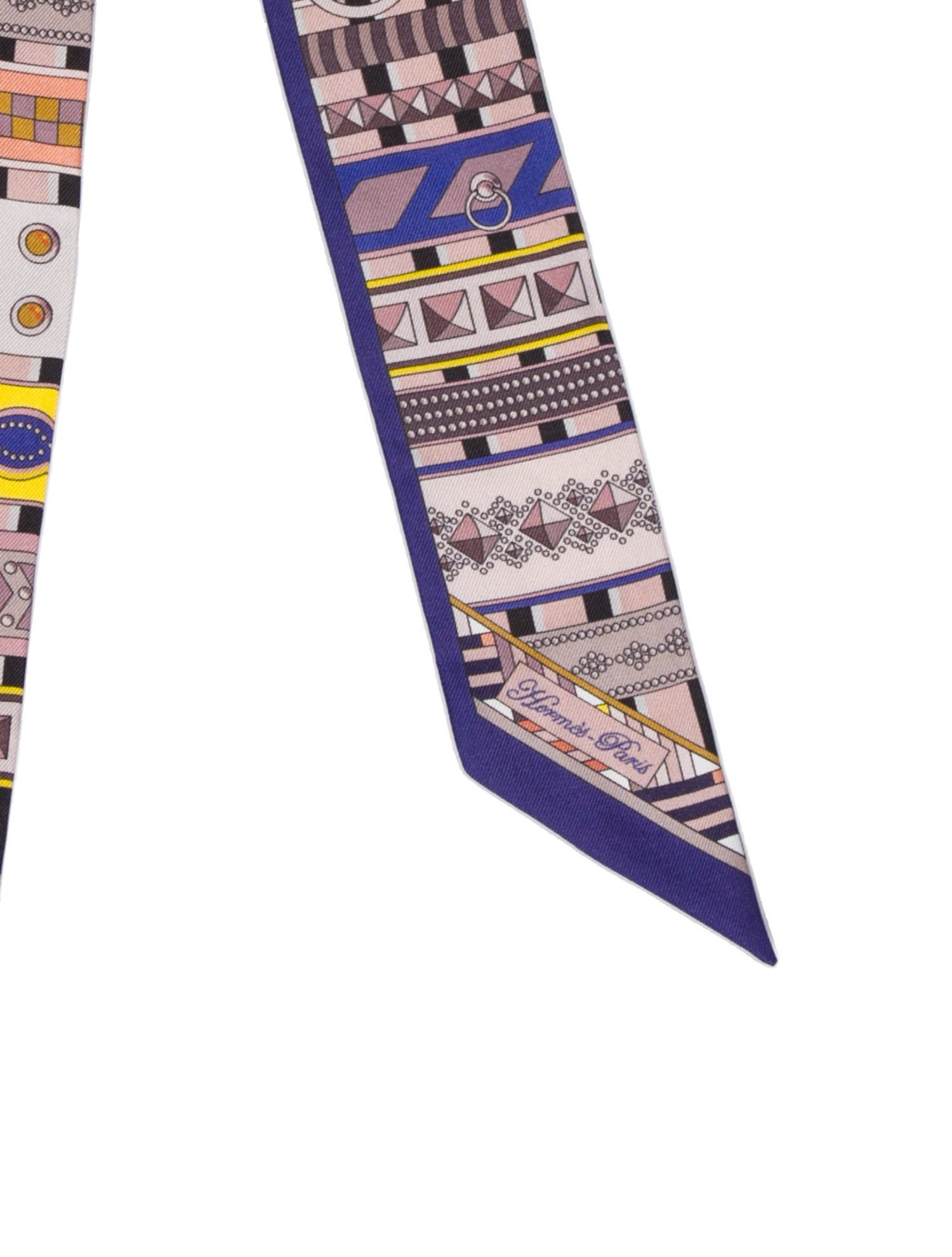 Hermès Collier de Chien Silk Twilly Scarf