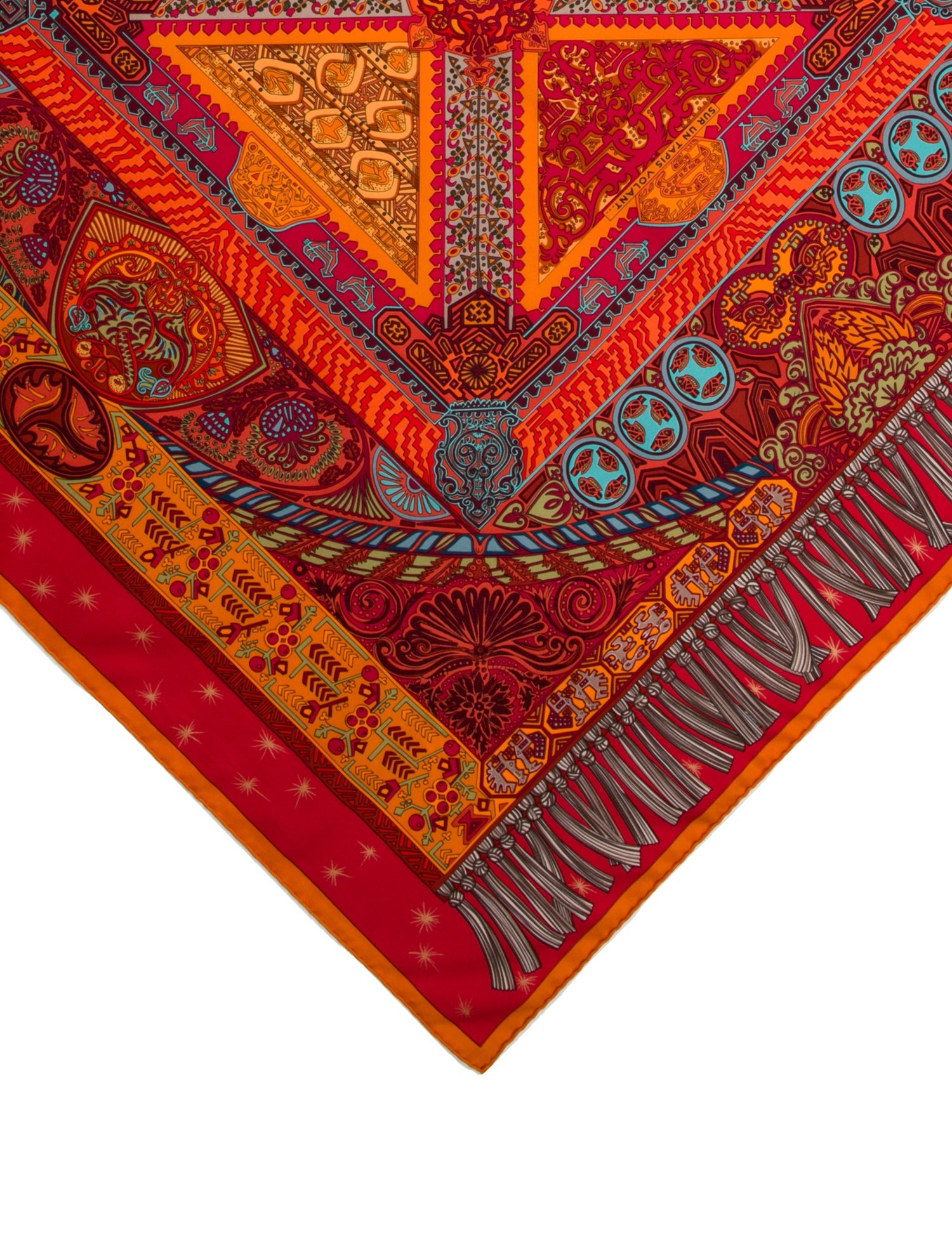 Hermès Sur Un Tapis Volant Silk Scarf