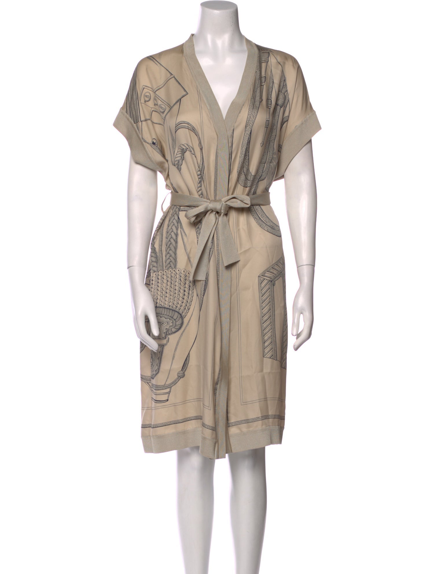 Hermès Silk Mini Dress