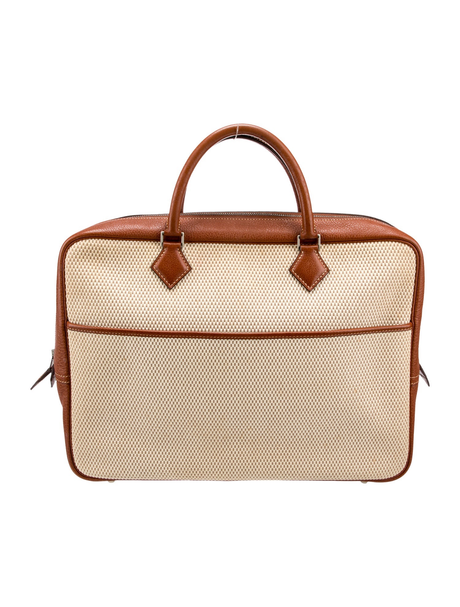 Hermès Toile Porte-Documents Plume