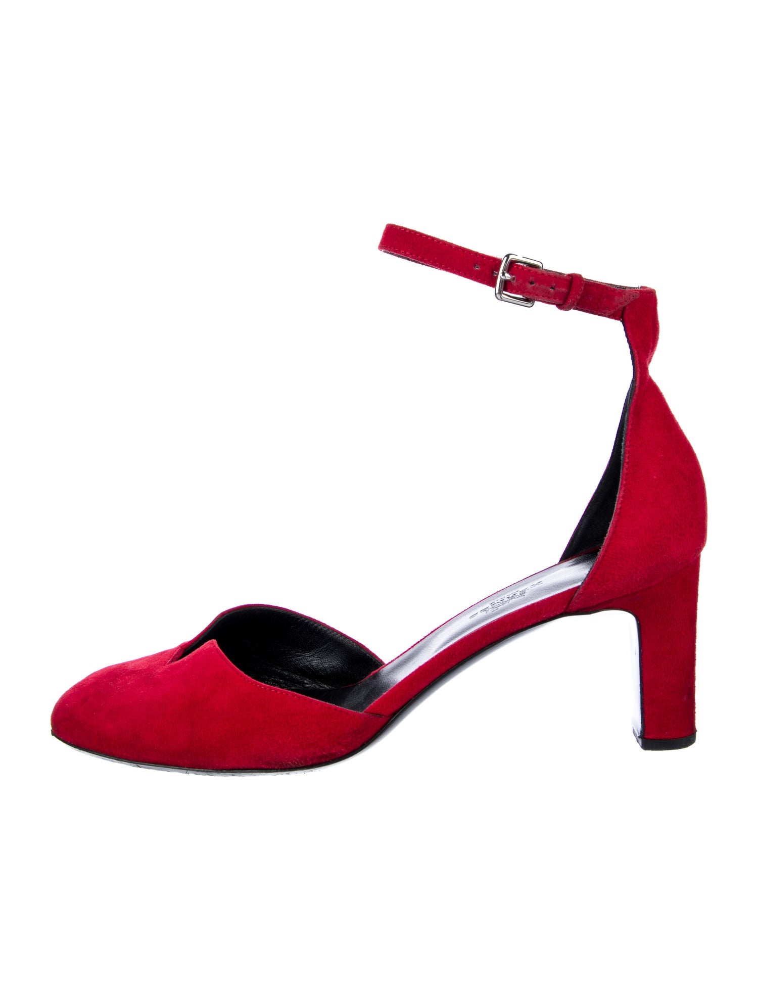 Hermès Suede D'Orsay Pumps