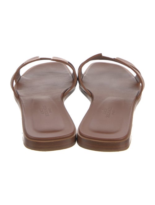 Hermès Oran Leather Slides