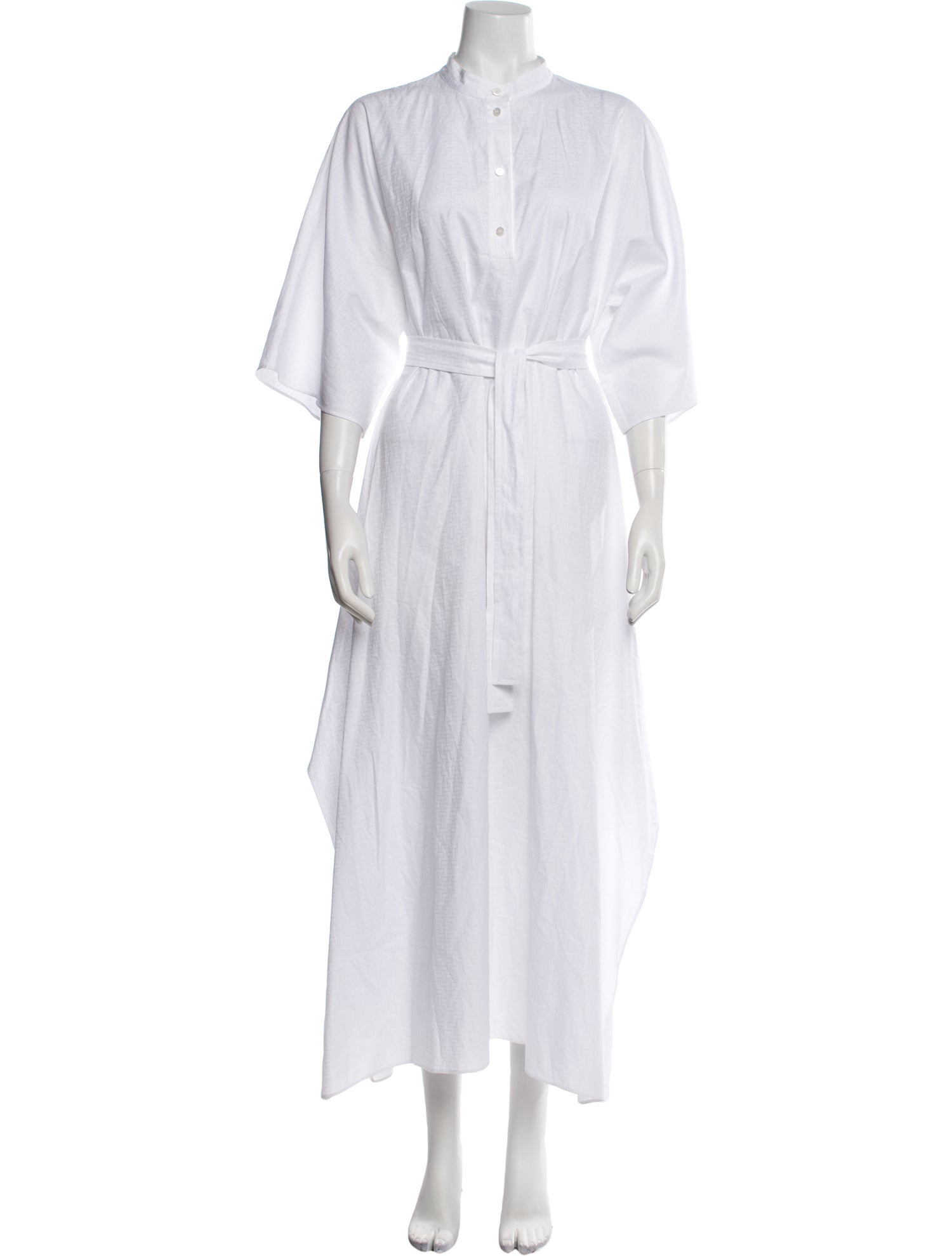 Hermès Crew Neck Long Dress