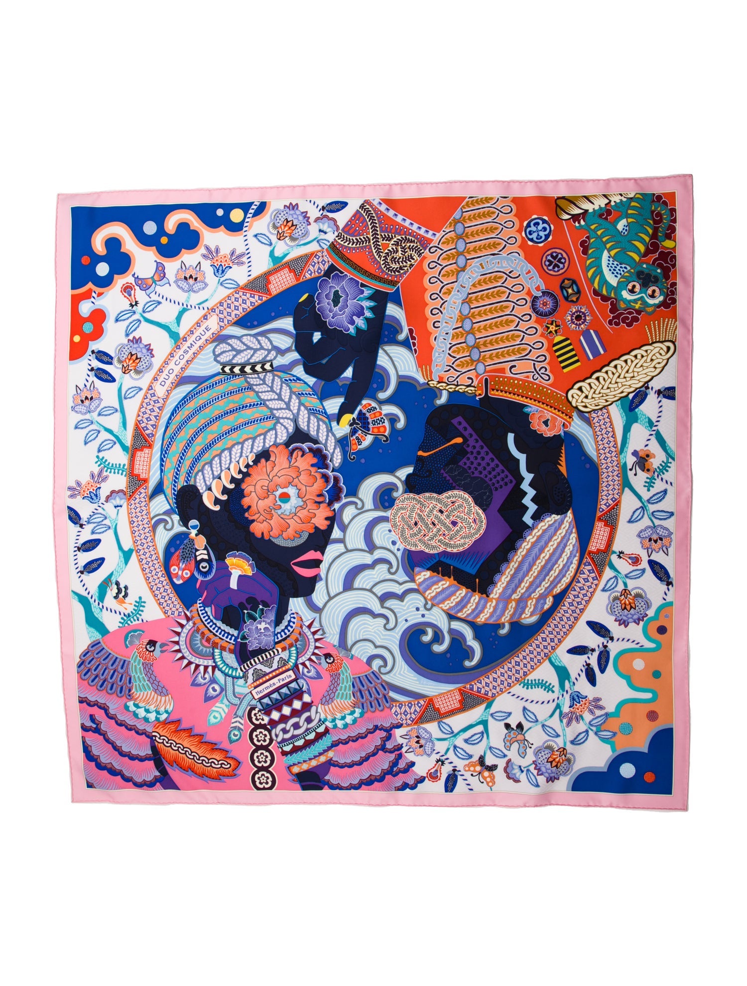 Hermès Duo Cosmique Silk Scarf