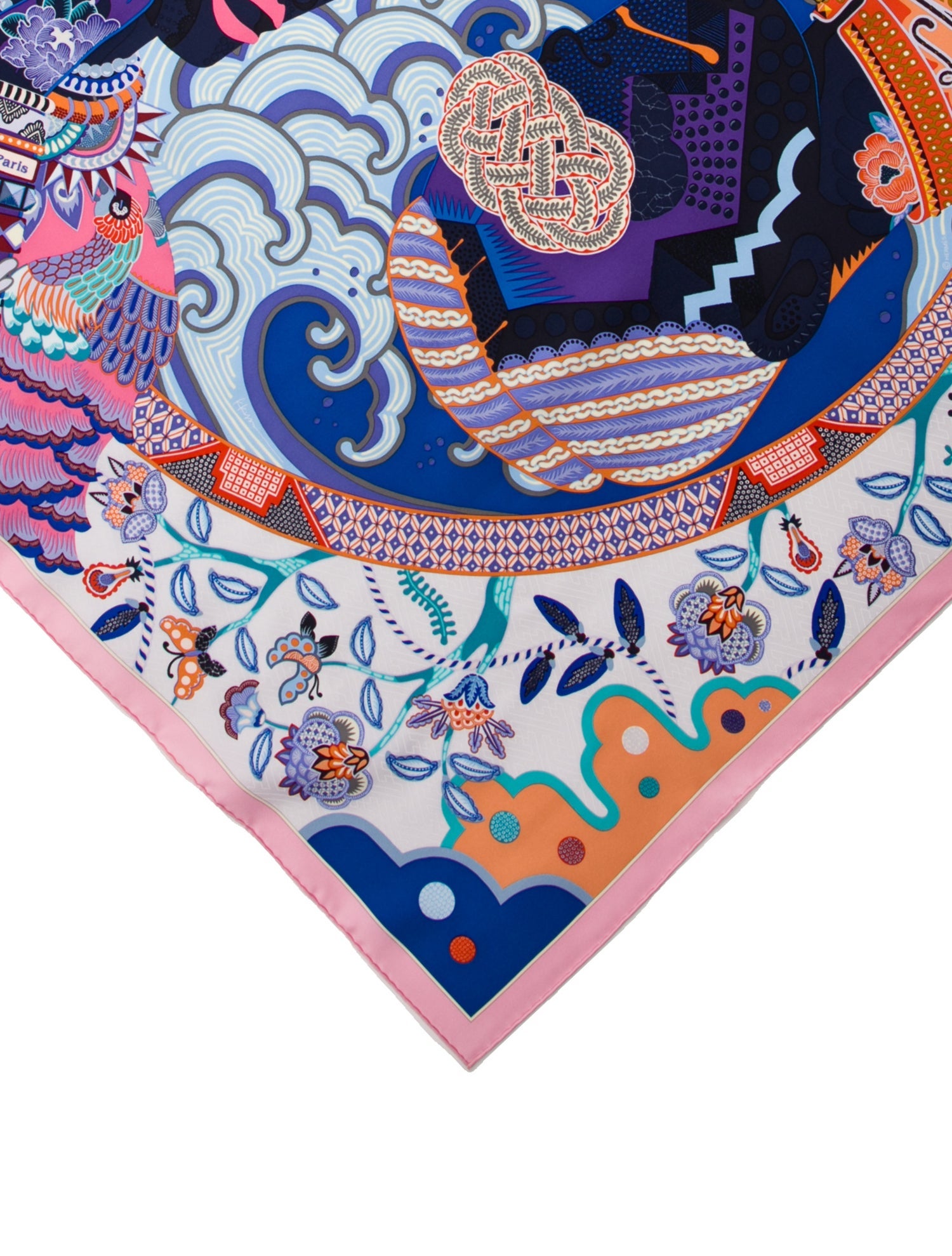 Hermès Duo Cosmique Silk Scarf