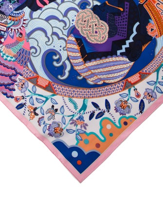 Hermès Duo Cosmique Silk Scarf