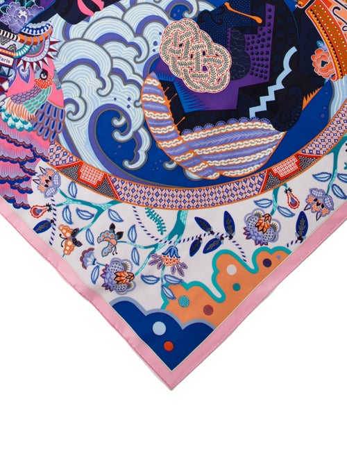 Hermès Duo Cosmique Silk Scarf