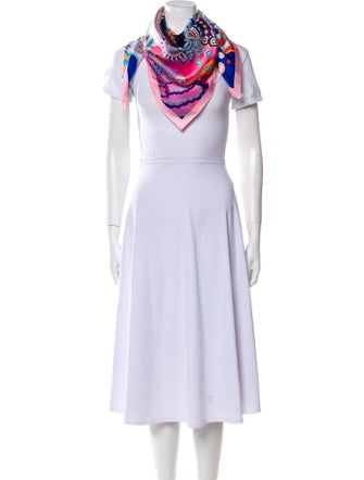 Hermès Duo Cosmique Silk Scarf