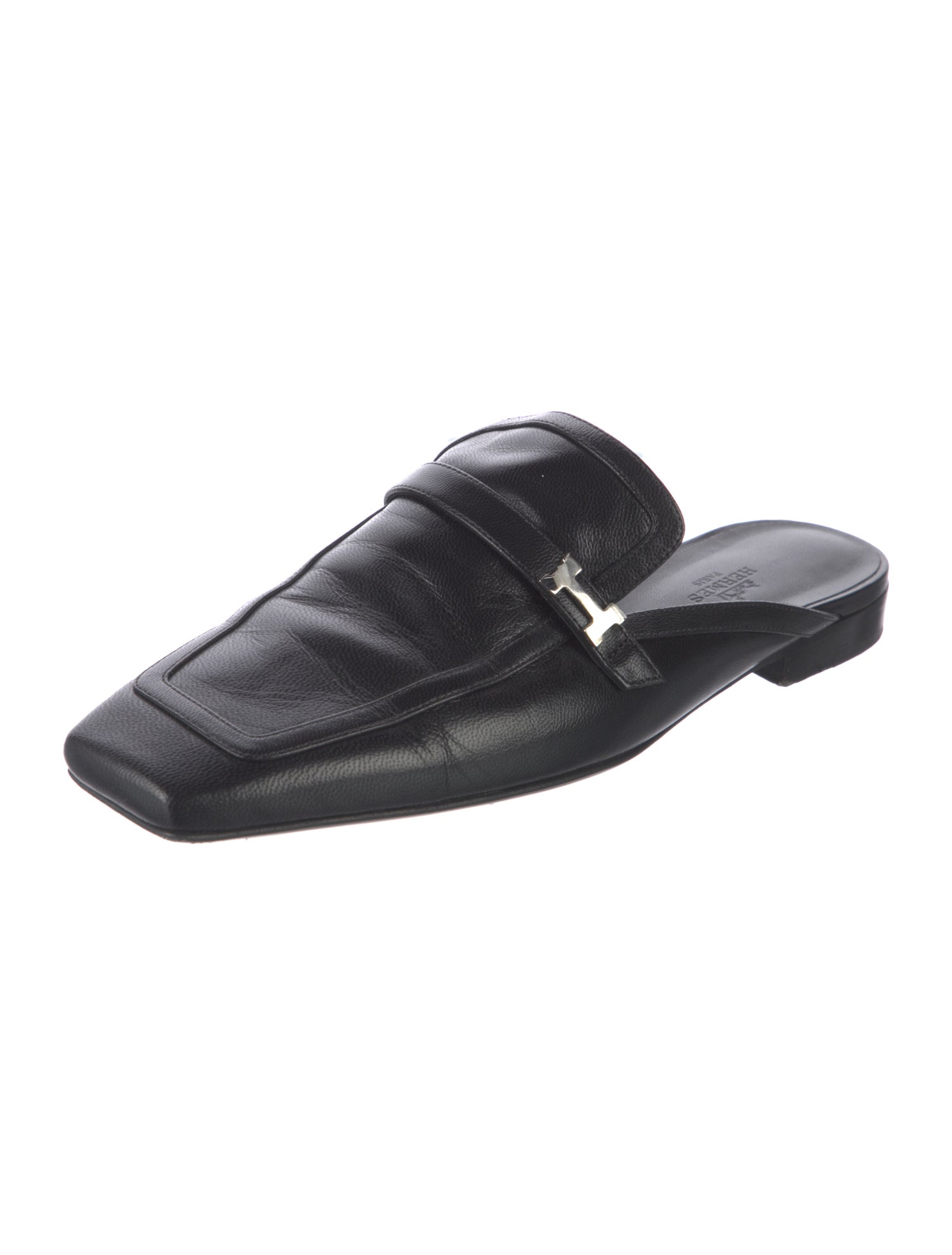 Hermès Groupie H Logo Mules