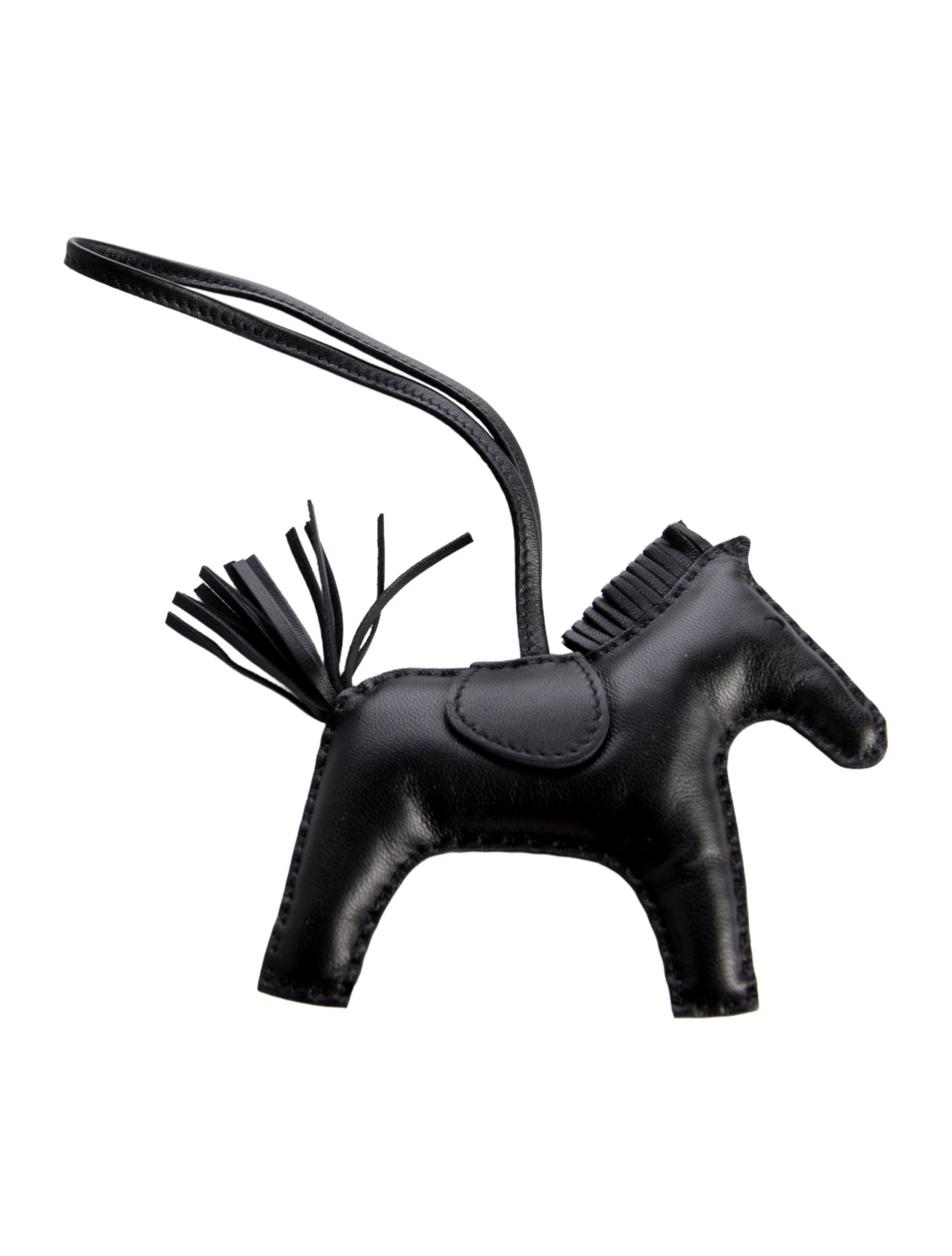 Hermès Milo So Black GriGri Rodeo Bag Charm MM