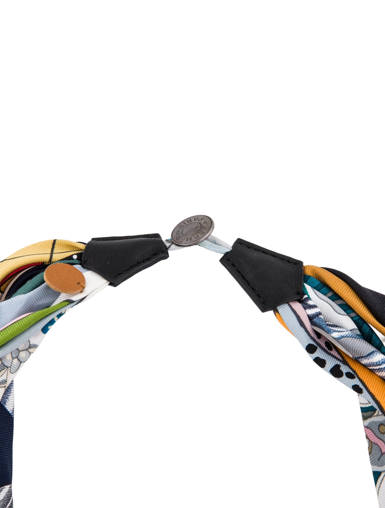 Hermès Petit H Silk Flowing Multistrand Necklace