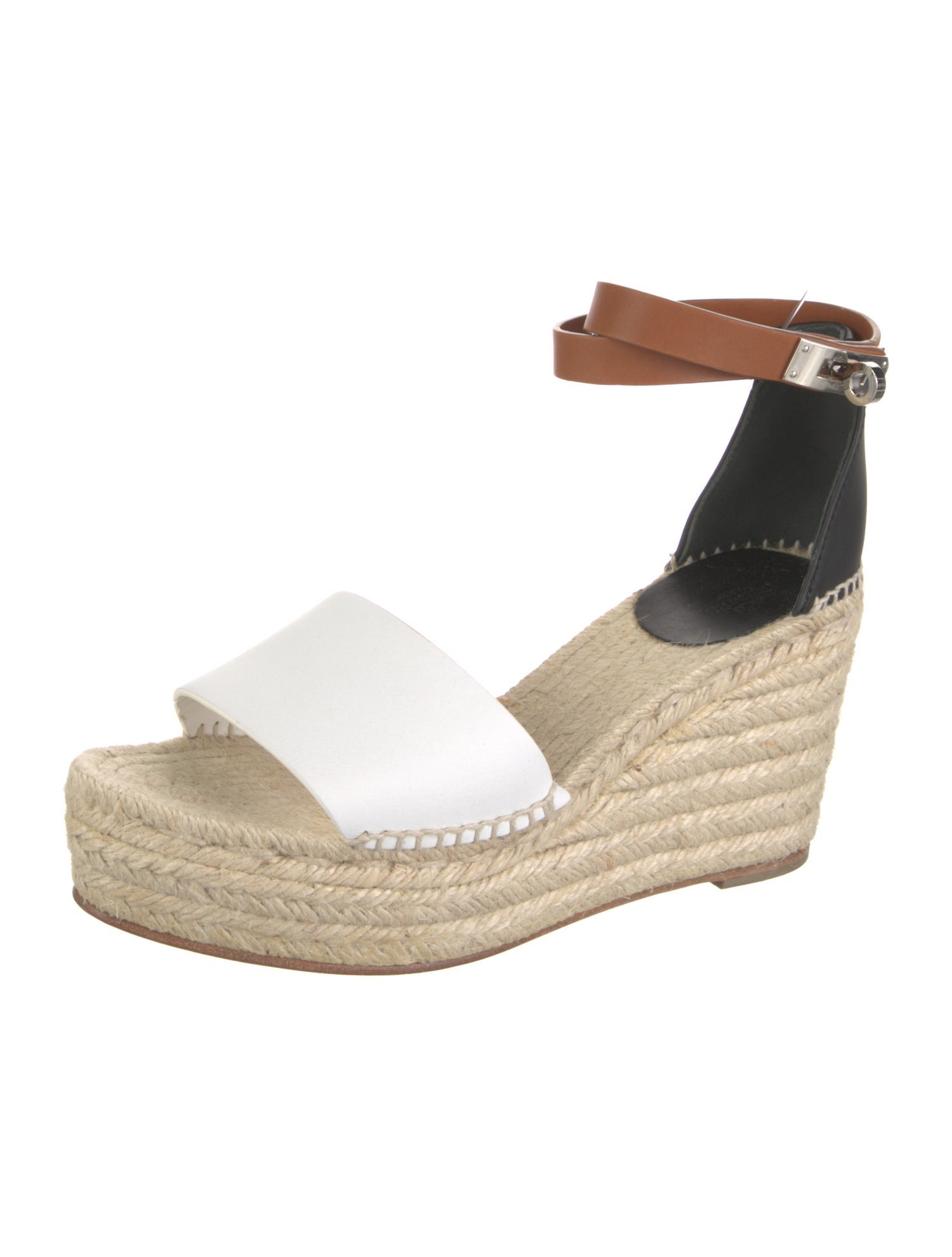 Hermès Tipoli Leather Espadrilles