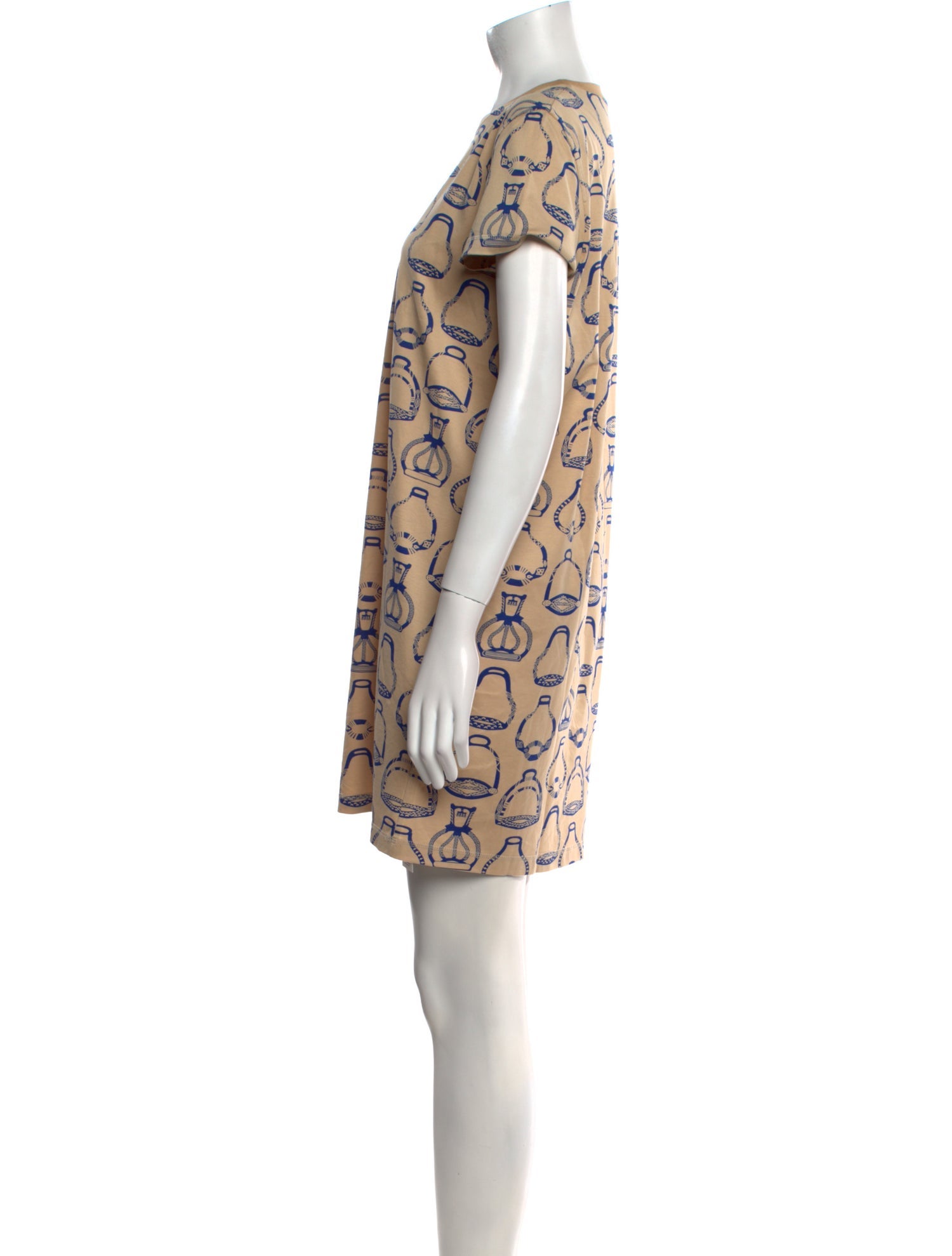 Hermès Printed Mini Dress