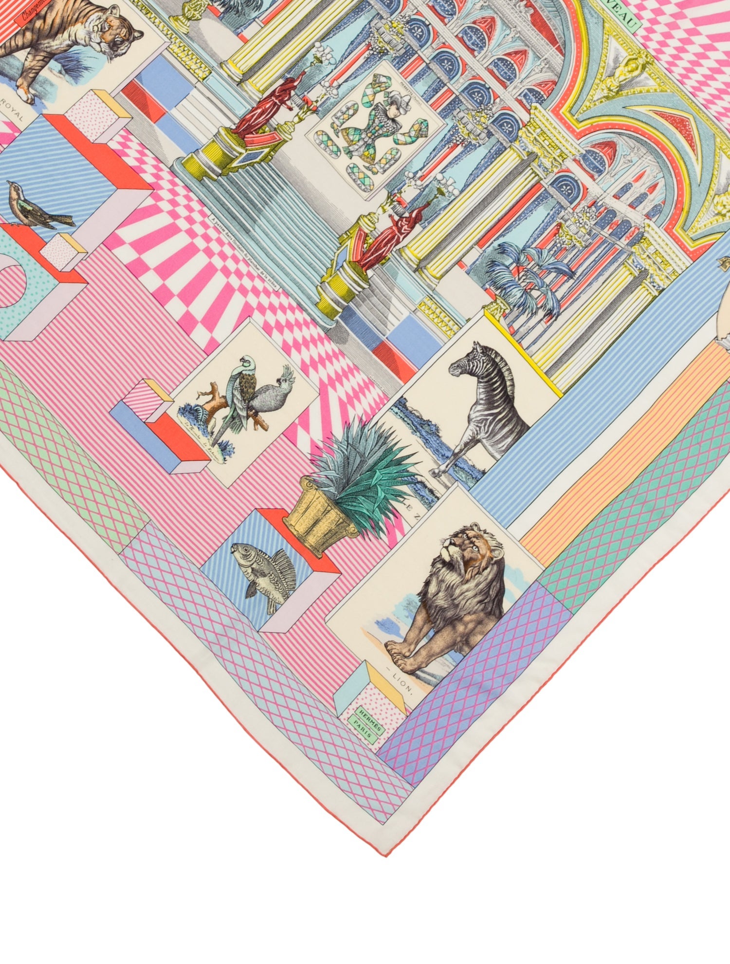 Hermès Grand Théâtre Nouveau Cashmere Shawl