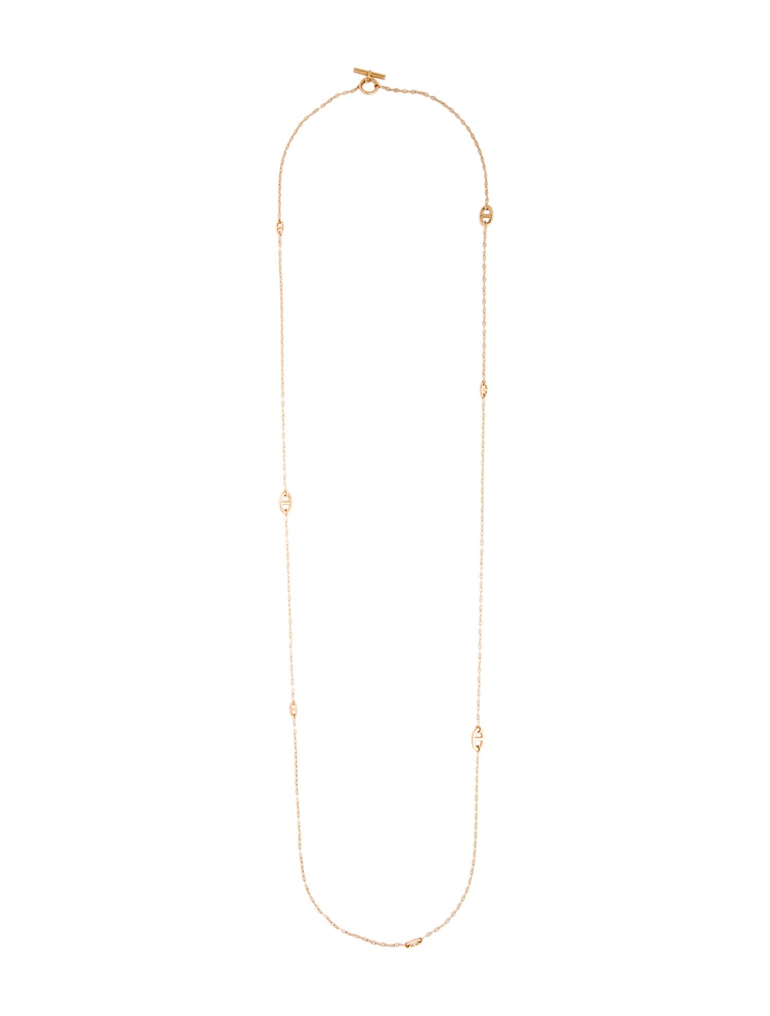 Hermès 18K Farandole Station Necklace