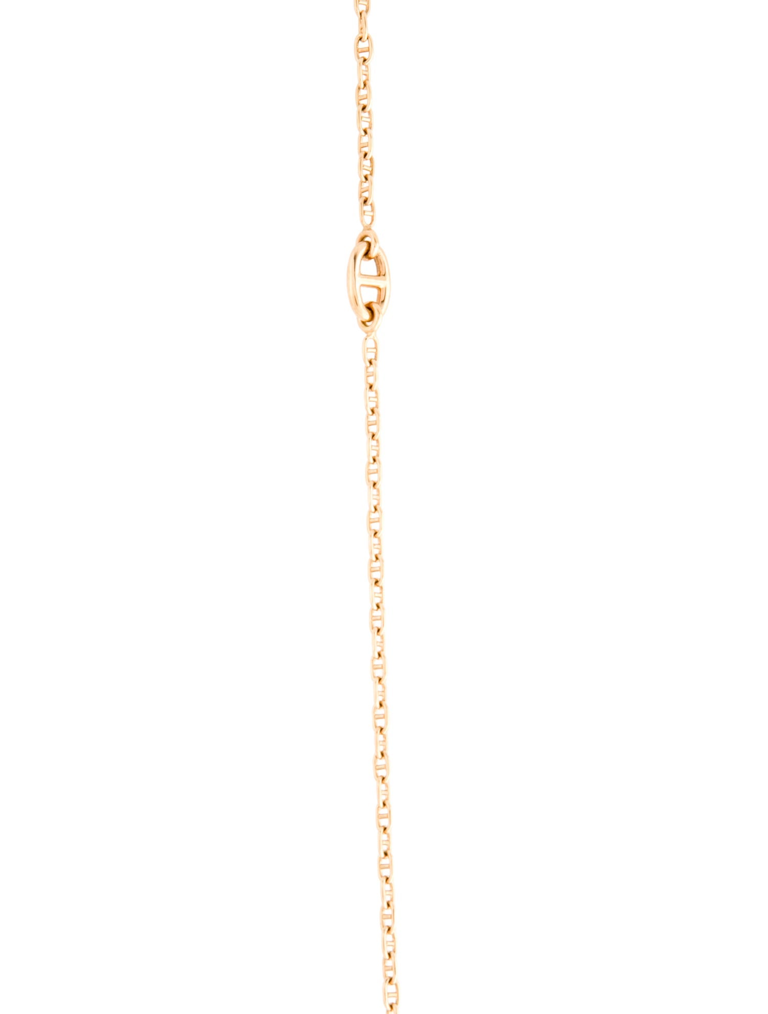 Hermès 18K Farandole Station Necklace