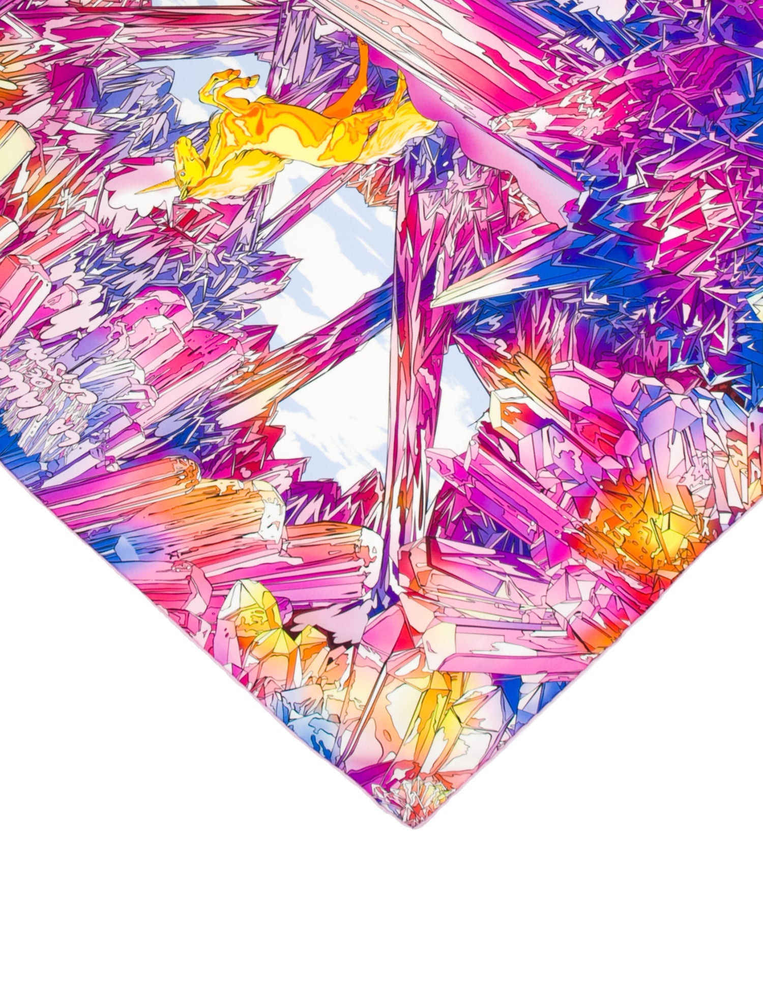 Hermès La Vallee de Cristal Silk Scarf w/ Tags