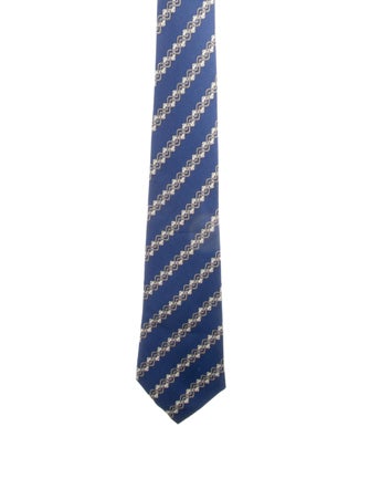Hermès Silk Pattern Tie