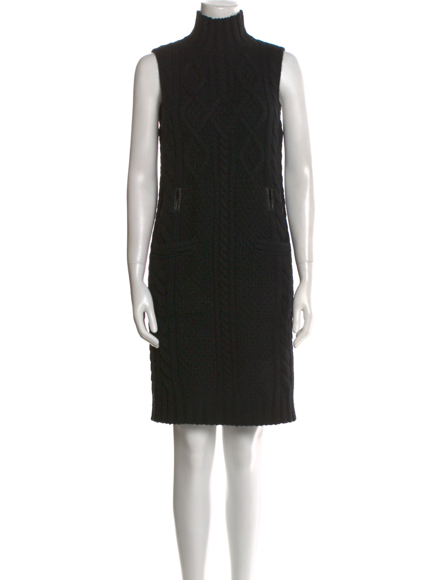 Hermès Cashmere Knee-Length Dress