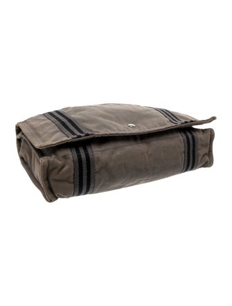 Hermès Toile Fourre-Tout Besace MM