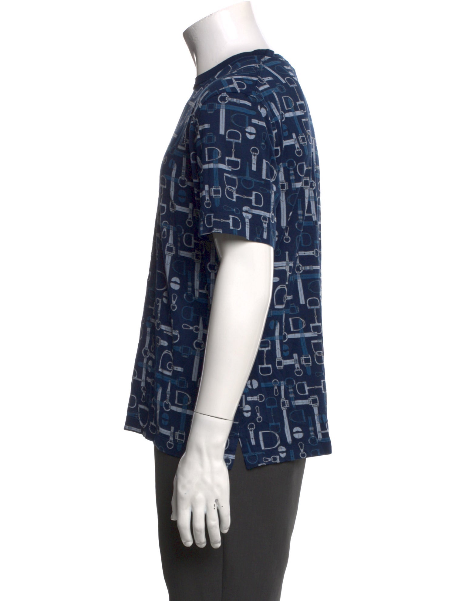 Hermès Printed Crew Neck T-Shirt